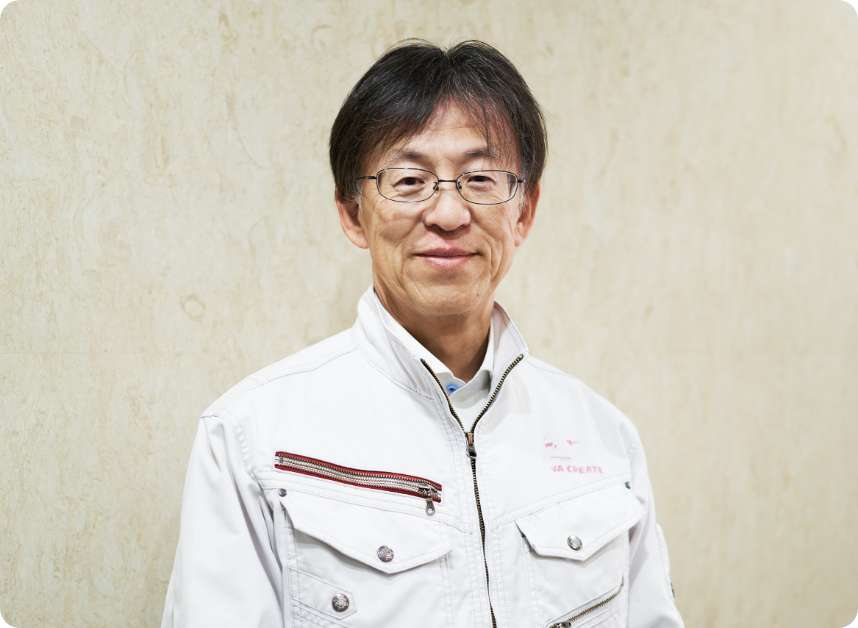 代表取締役　濱田　基男の写真